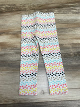 Polka Dot Leggings White sz 2T