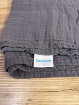 CottCare Muslin Swaddle Blanket, Grey