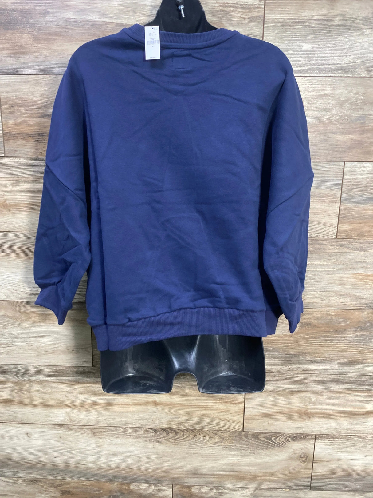 NEW Gap Maternity Crewneck Navy Sweatshirt sz Large