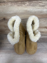 Fabkids Classic Mid-Height Fuzzy Boots Tan sz 8c