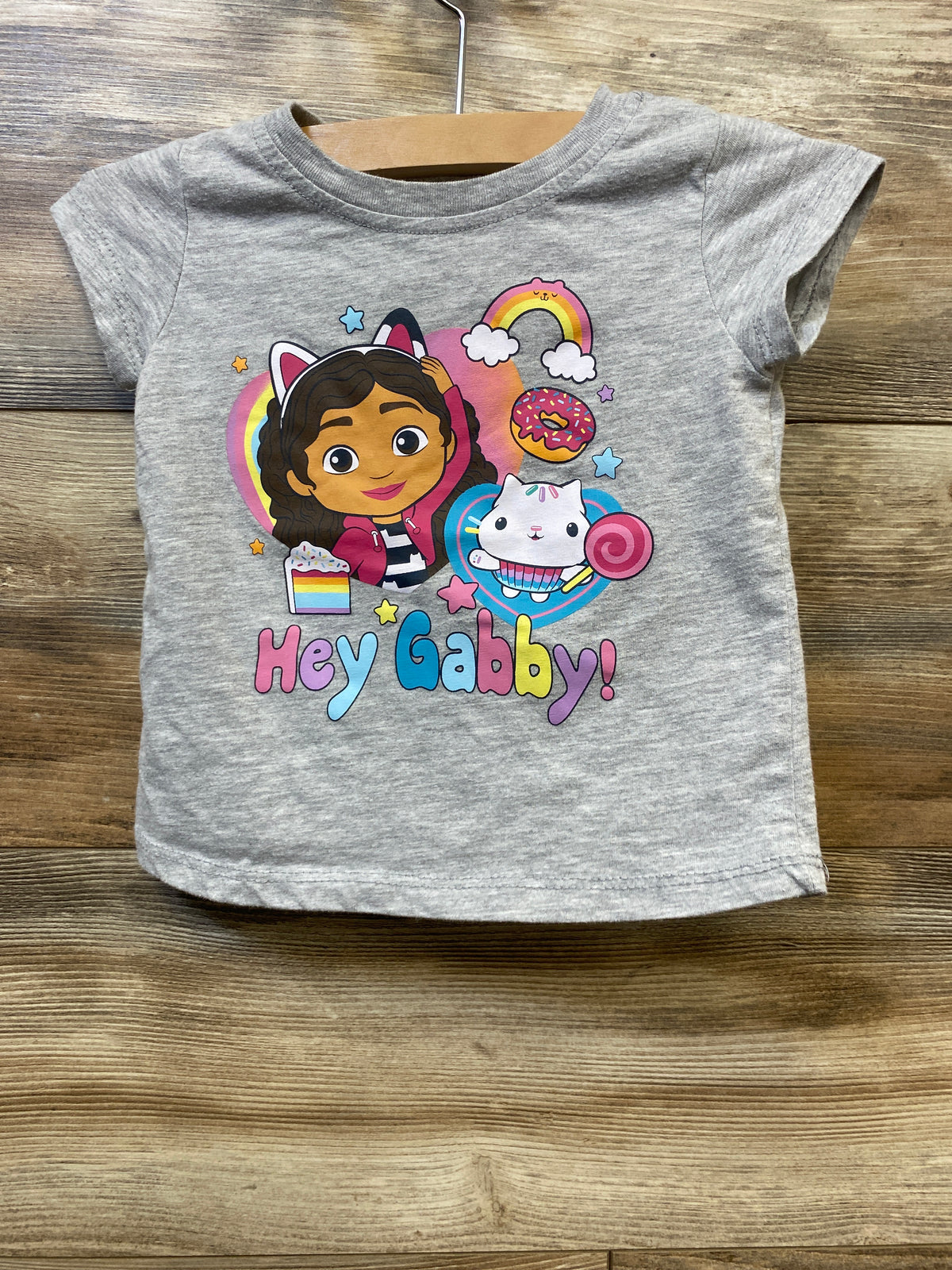 Gabby's Dollhouse Shirt Grey sz 2T