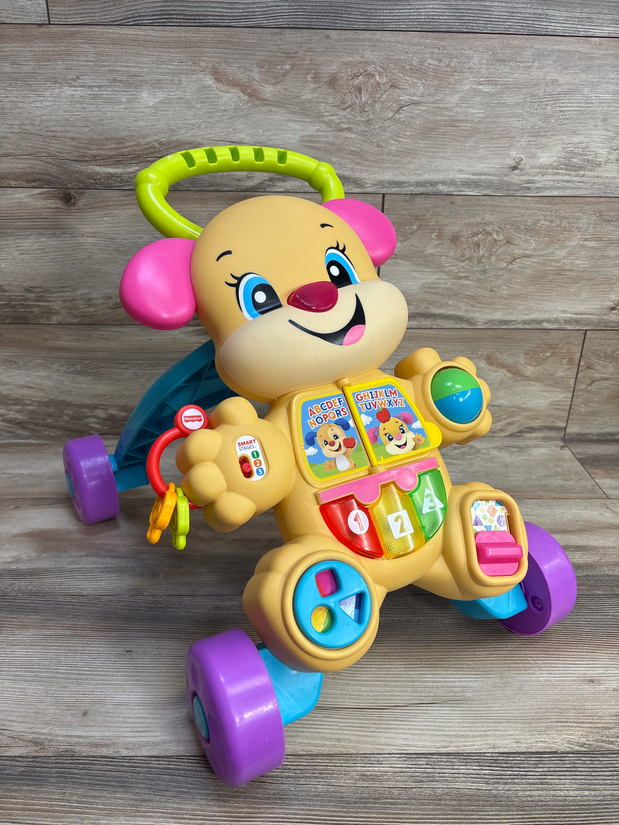 Fisher Price Laugh and Learn Smart Stages Learn With Puppy Walker Pink