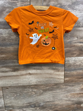 Wonder Nation Trick Or Treat Shirt Orange sz 18m - Me n Mommy To Be