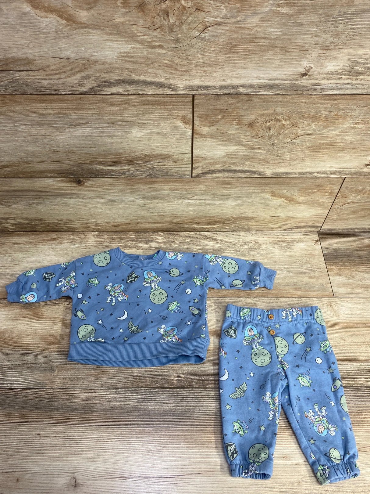 Disney Baby Toy Story 2pc Sweatshirt & Joggers Blue sz 0-3m