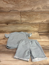 Calvin Klein 2pc Shirt & Shorts Set Green sz 4T