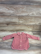 H&M Corduroy Button-Up Shirt Pink sz 18m