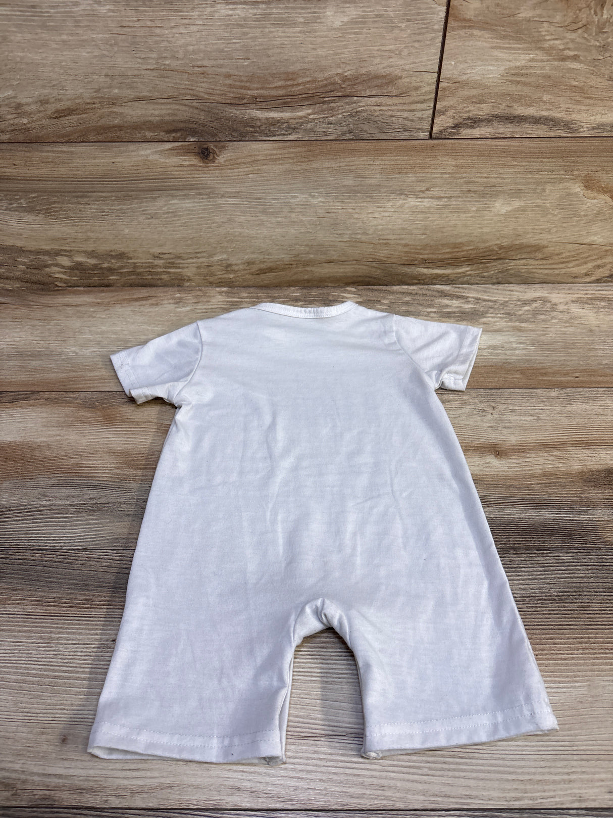 I Just Did 9 Months On The Inside Romper White sz 12-18m