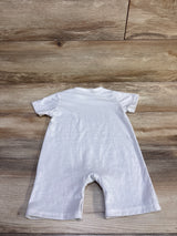 I Just Did 9 Months On The Inside Romper White sz 12-18m