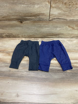 Cat & Jack 2pk Pants Grey/Blue sz 0-3m