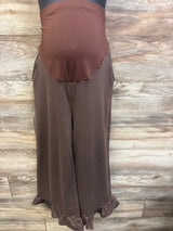 Shein Maternity Over-Belly Pants Brown sz Large