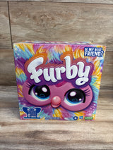 Furby Tie-Dye Plush Interactive Toy with Comb