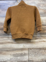 Kenneth Cole Quarter-Zip Sweatshirt Brown sz 2T