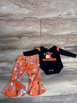 My 1st Halloween 2pc Bodysuit & Pants Set Black sz 9-12m