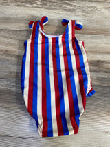 Cat & Jack 1pc Striped Swimsuit Red sz 6-9m - Me n Mommy To Be