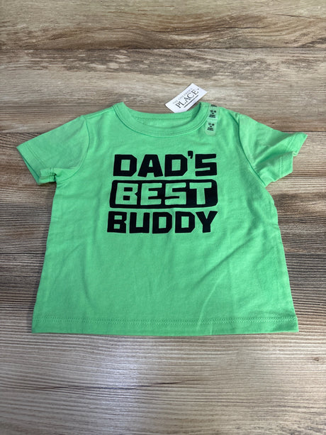 NEW Children's Place Dad's Best Buddy Shirt Green sz 12-18m - Me n Mommy To Be