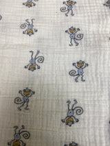 Aden + Anais Muslin Monkey Print Swaddle Blanket