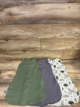 Yoofoss 3pk Sleep Sacks Green sz 0-6m