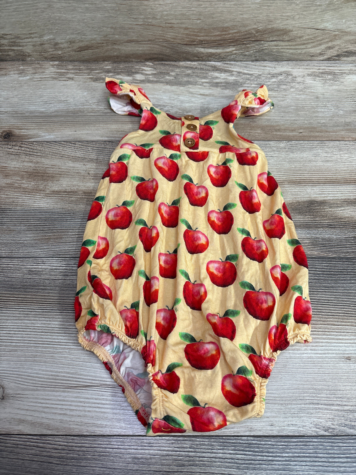Posh P. Apple Bamboo Bubble Romper Orange sz 18-24m