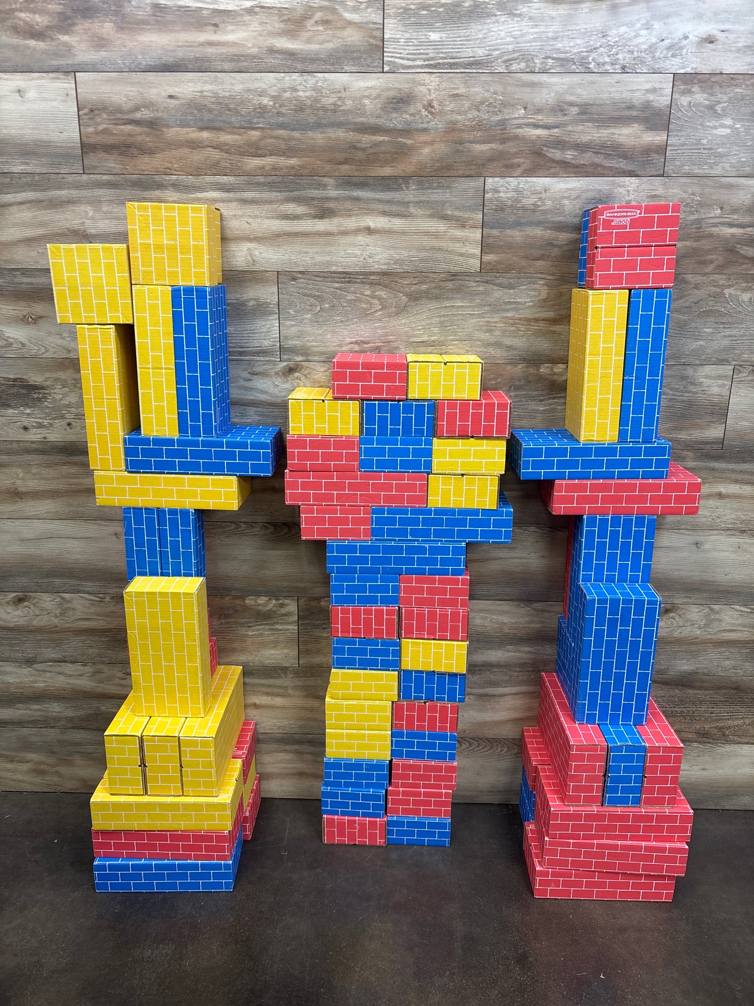 Bankers Box Heavy Duty Jumbo Cardboard Building Blocks 74ct