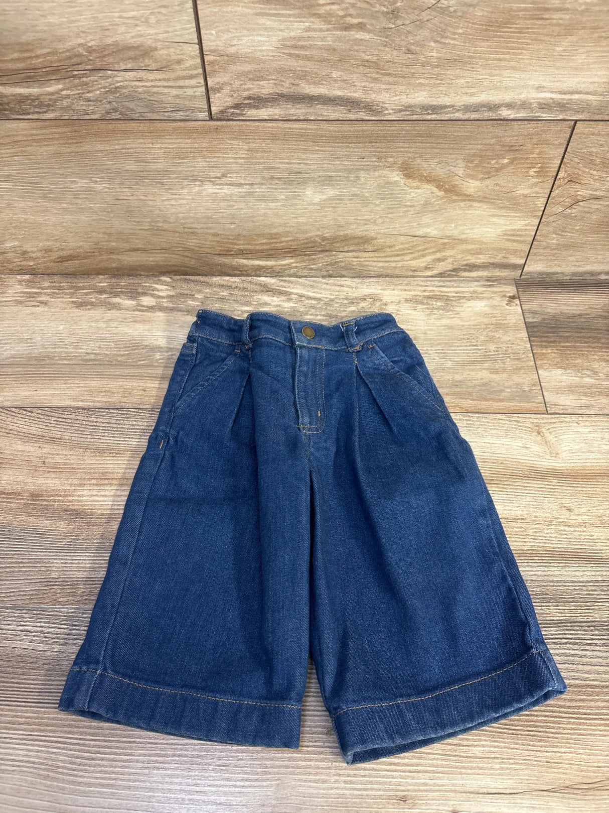 Jack Denim Pleated Wide Leg Jean In Medium Wash sz 12-18m