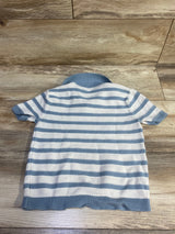 Cat & Jack Knit Collared Shirt White sz 5T