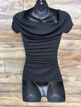 Old Navy Maternity Cross Front Nursing Shirt Black sz Small - Me n Mommy To Be