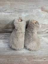 Old Navy Soft Sole Faux Fur Booties Tan sz 3/4c