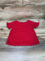 Children's Place Polka Dot Shirt Red sz 3T