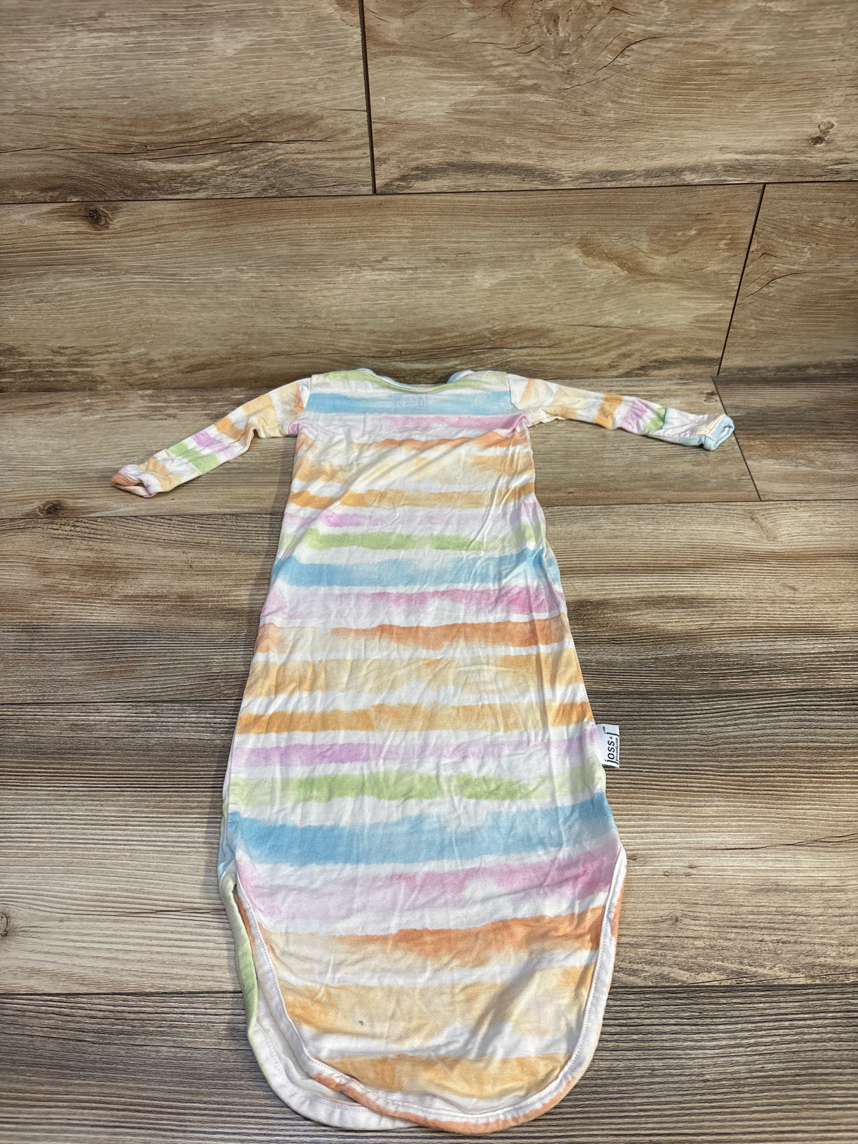 Joss + J x Arrows & Bow Bamboo Know Gown White sz 0-3m