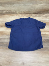 River Island Mini Button Up Shirt Blue sz 9-12m