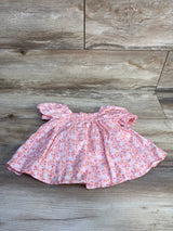 Cat & Jack Smocked Floral Top Pink sz 2T