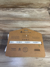 NEW Rabbit + Bear Organic 4pk Washcloths Yellow