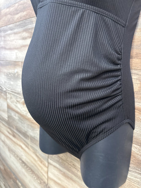Summer Mae Henley Crossback Swimsuit Black sz Small - Me n Mommy To Be