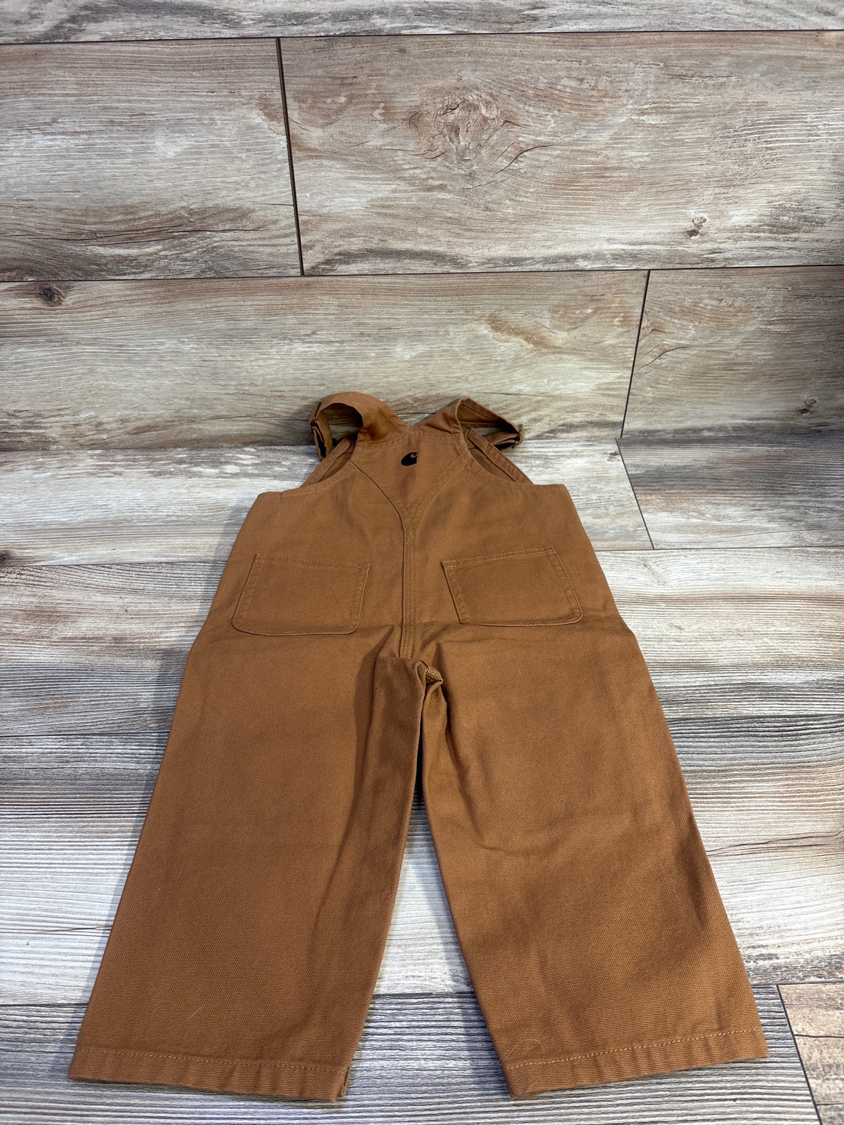 Carhartt Canvas Bib Overalls Brown sz 18m
