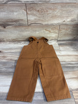 Carhartt Canvas Bib Overalls Brown sz 18m