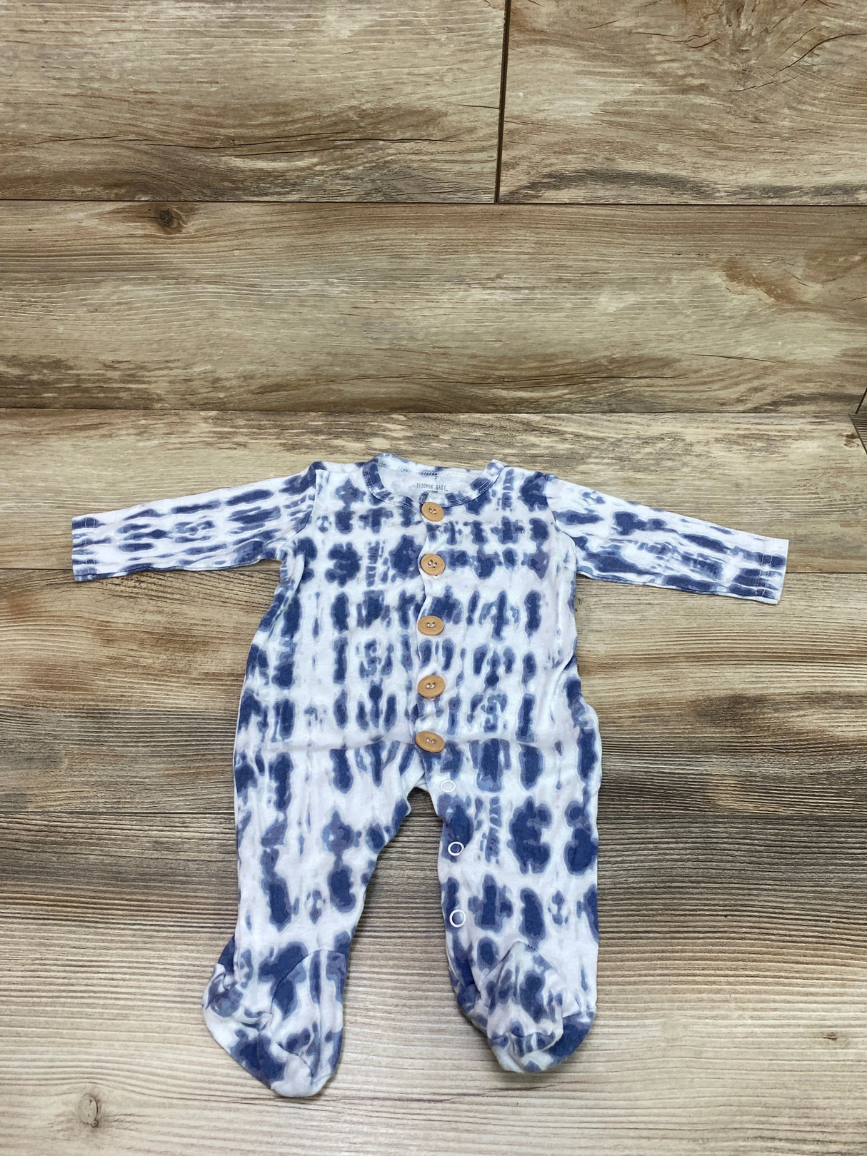 Bloomin' Baby Tie-Dye Sleeper White sz 0-3m