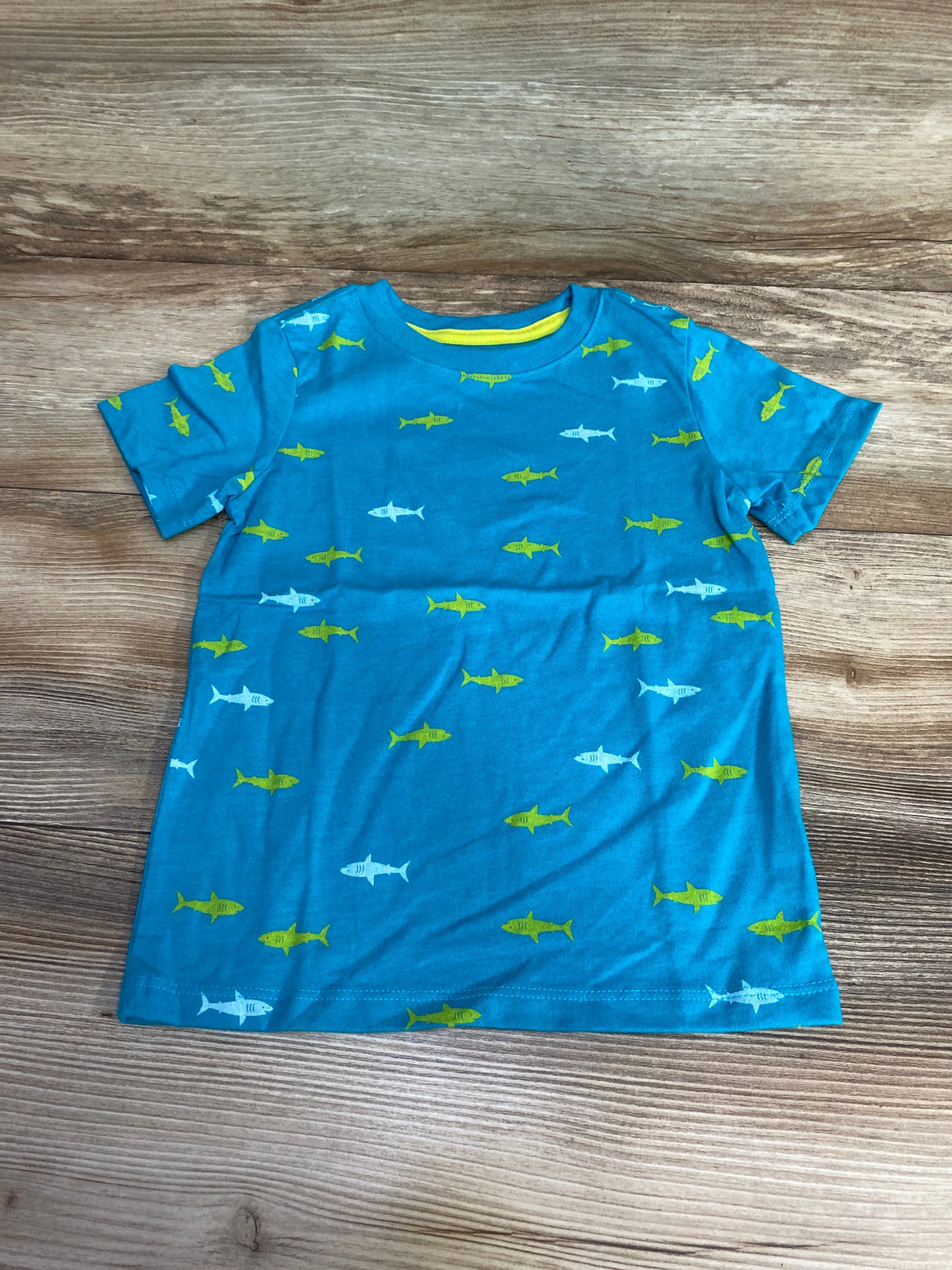 Cat & Jack Shark Shirt Blue sz 3T - Me n Mommy To Be