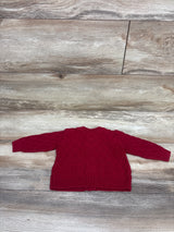 Children's Place Cable Knit Button-Up Cardigan Red sz 3-6m