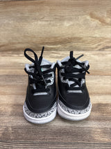 Air Jordan 3 Retro TD 'Green Glow' Sneakers sz 4c