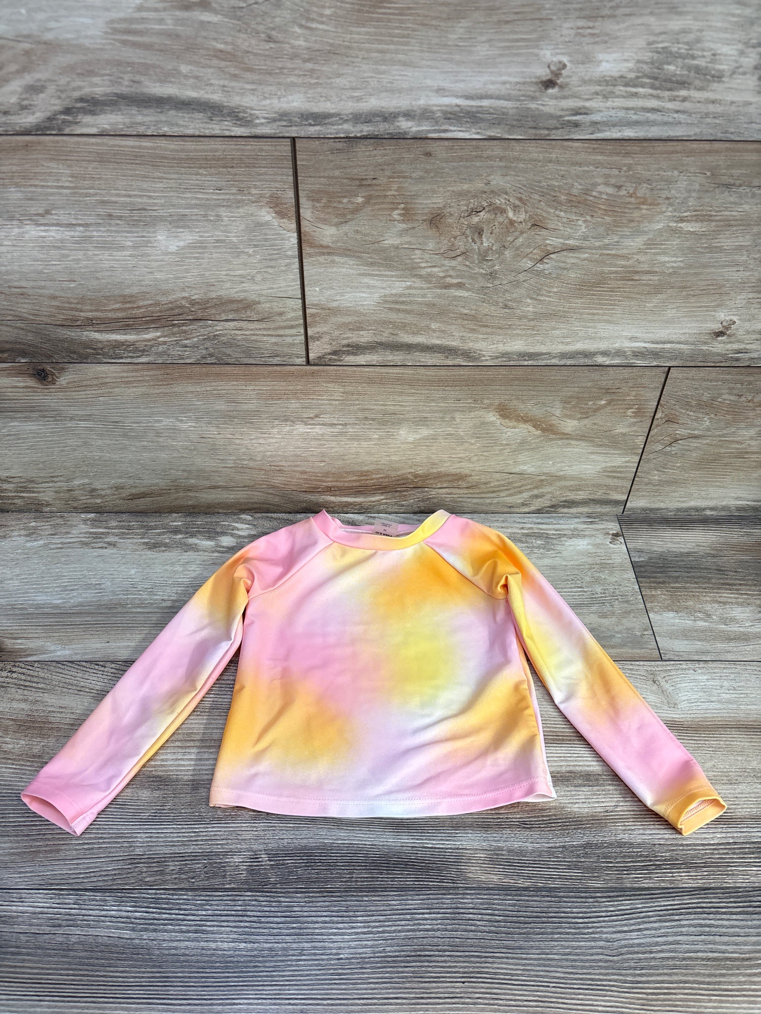Old Navy Long Sleeve Rash Guard Shirt Pink sz 2T