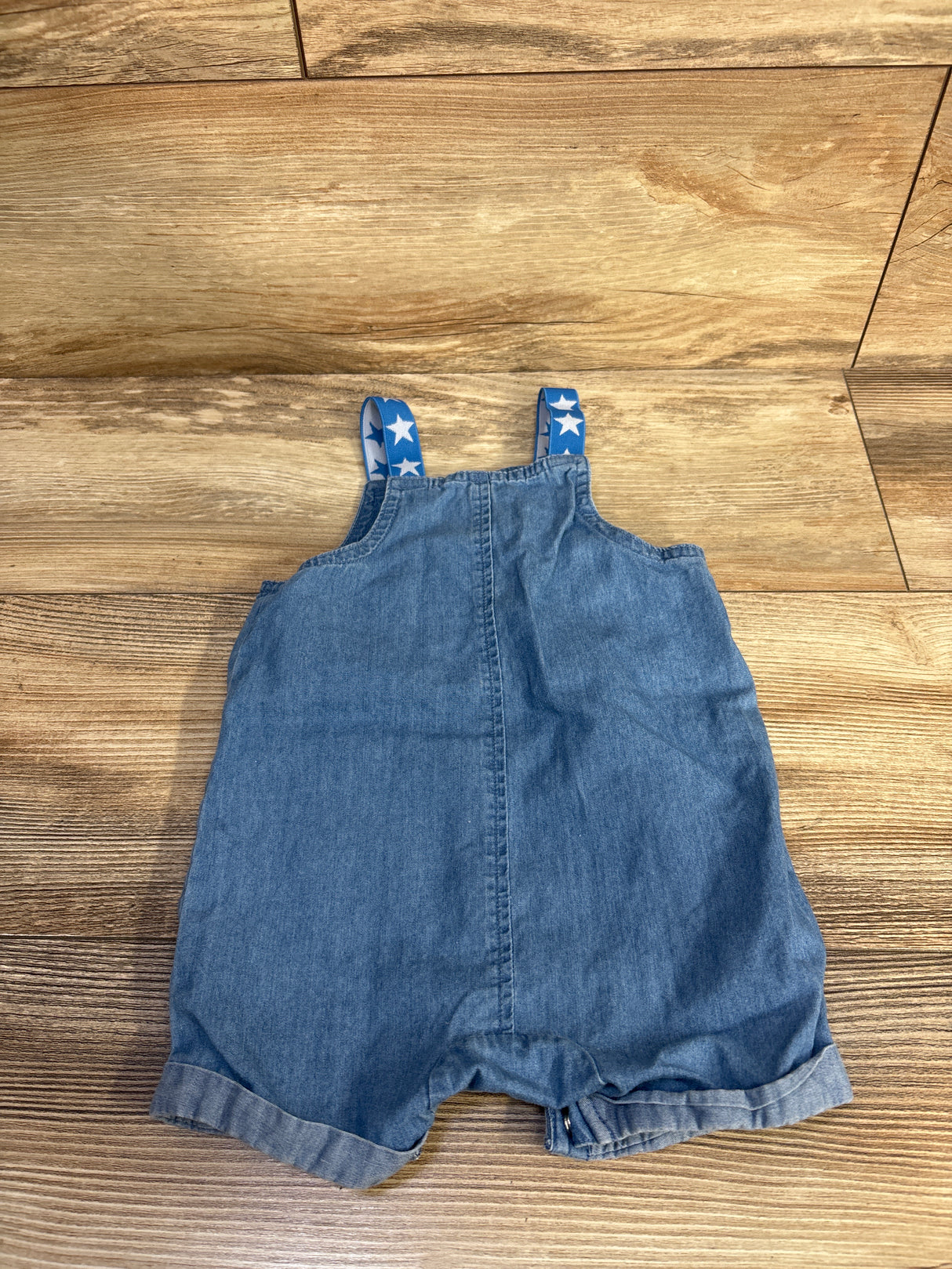 Cat & Jack Chambray Shortalls Blue sz 6-9m