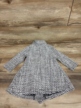 Pink & Violet Tweed Pea Coat White sz 2T