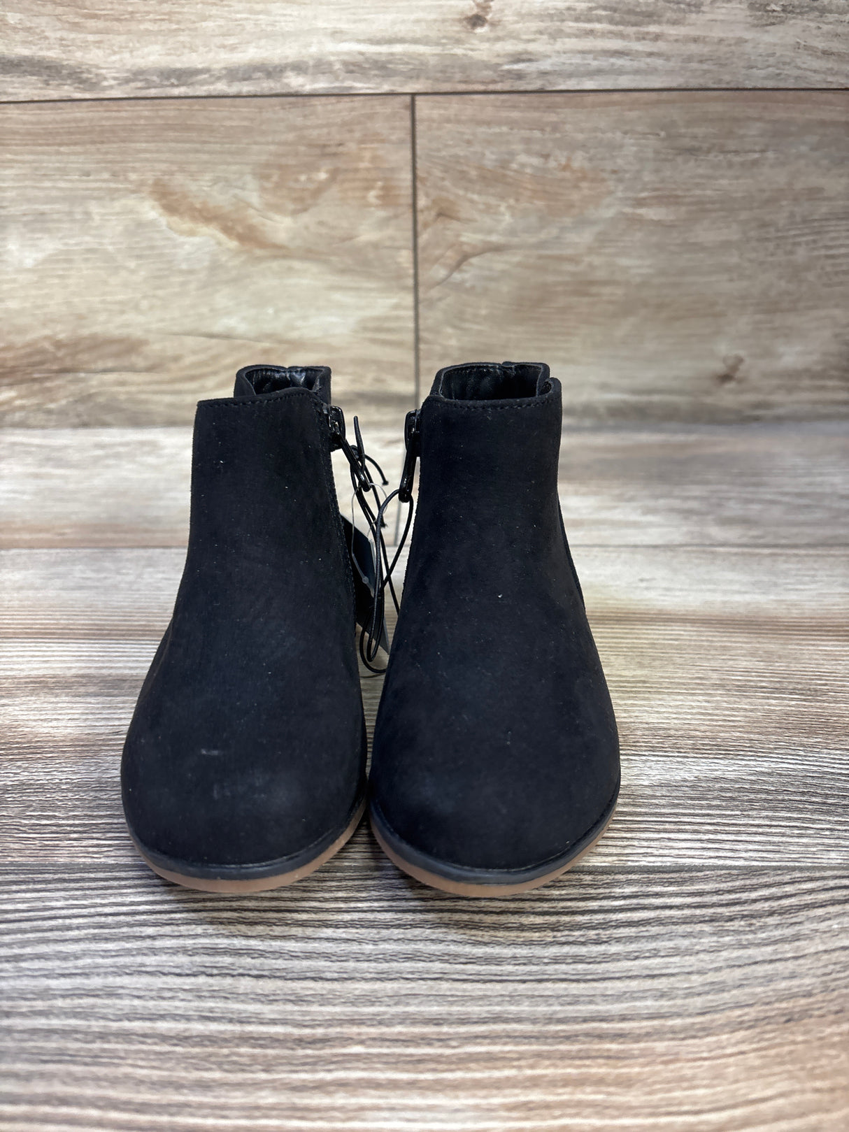 NEW Cat & Jack Penelope Zipper Booties Black sz 7c