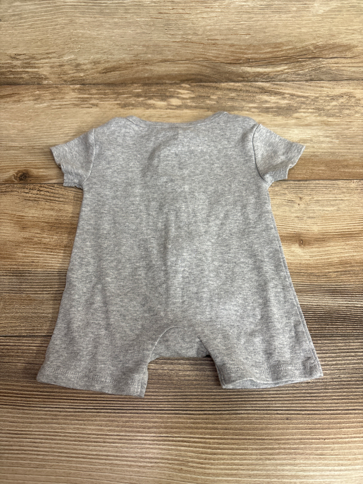 Jumping Beans Zip-Up Shortie Romper Grey sz Newborn