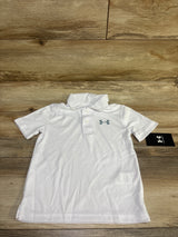 NEW Under Armour Polo Shirt White sz 4T