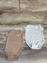 Nike 2pk Bodysuits Beige sz 6m