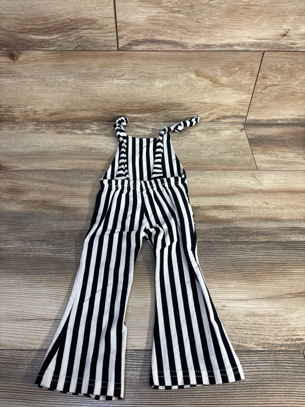 Striped Sleeveless Jumpsuit White sz 12-18m
