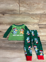 Bluey 2pc Christmas Pajama Set Green sz 18m