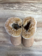 First Steps by Stepping Stone Faux Fur Boots, Tan sz 3c