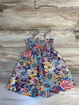 Shein Smocked Floral Dress Purple sz 12-18m